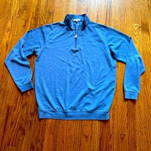 Peter Millar half zip Men’s Crown Pullover, Maritime Blue, sz Large